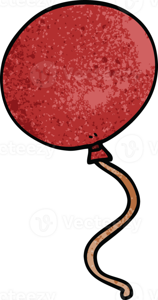 cartoon doodle balloon png
