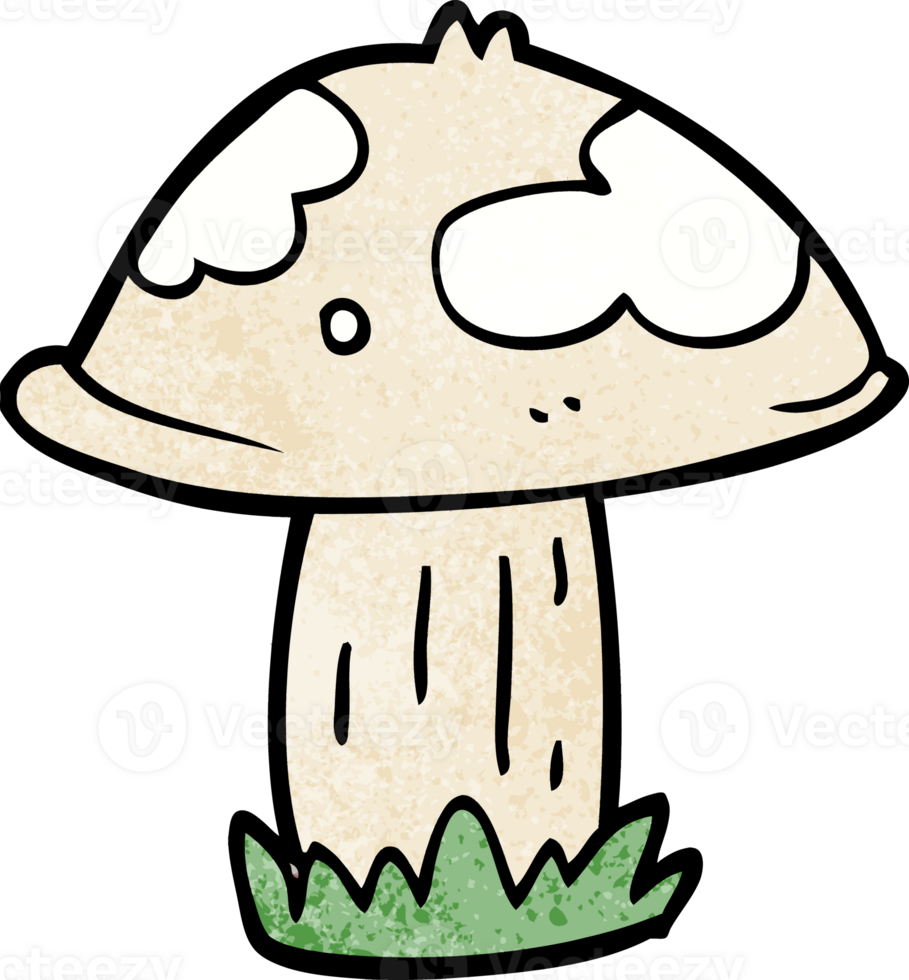 cartoon doodle wild mushroom png