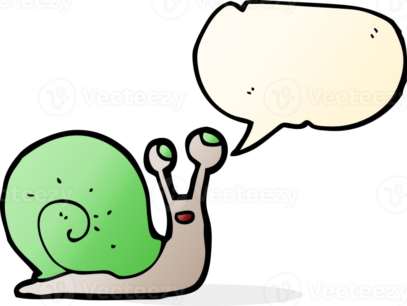 cartoon snail with speech bubble png