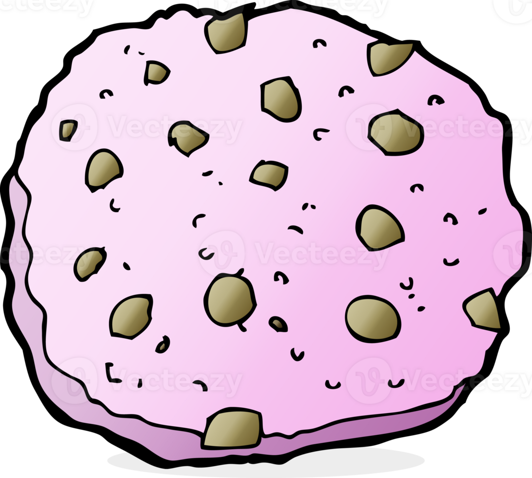 pink cookie cartoon png