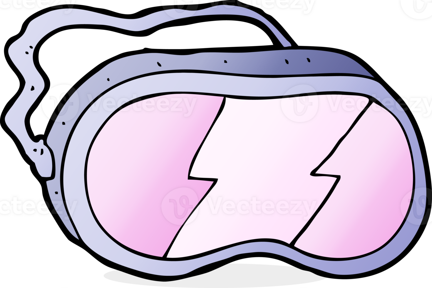 cartoon ski goggles png