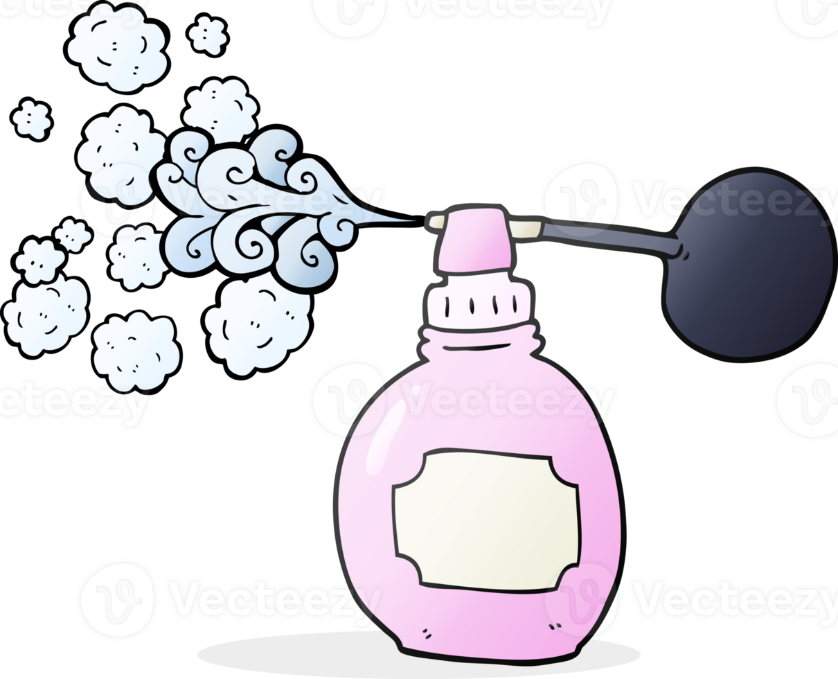 hand drawn cartoon perfume bottle png