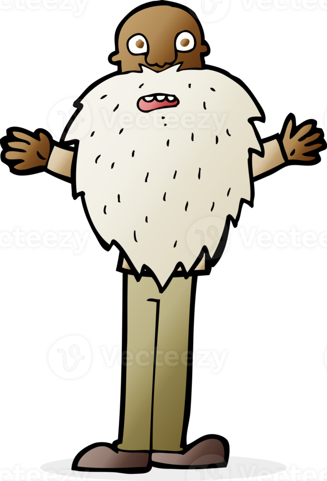 cartoon bearded old man png