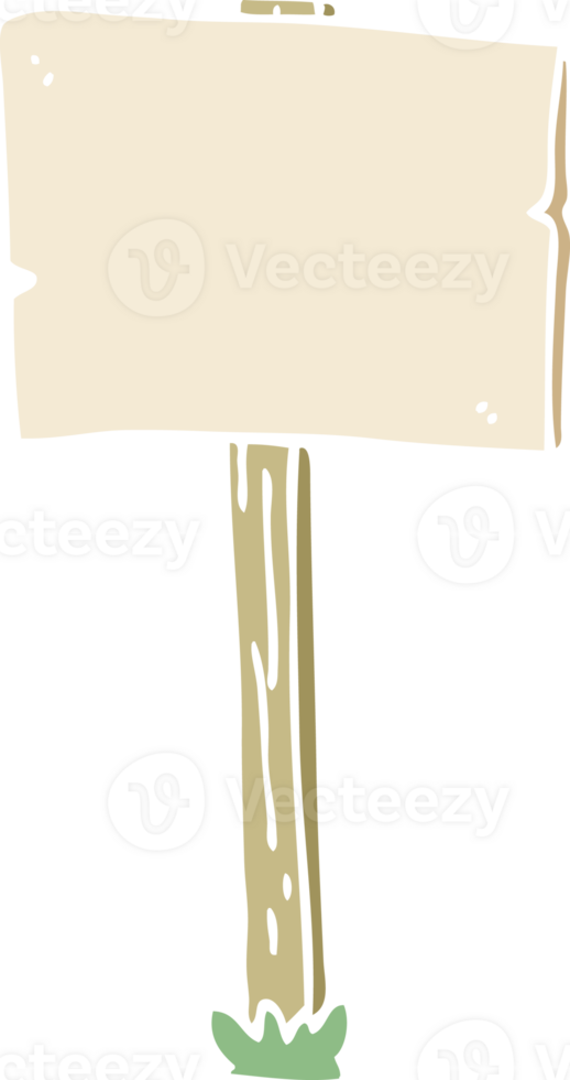 cartoon doodle sign post png