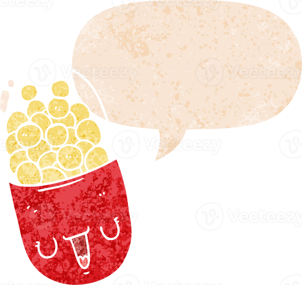 cartoon medical pill with speech bubble in grunge distressed retro textured style png