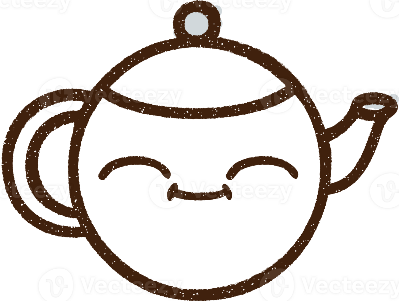 Teapot Chalk Drawing png