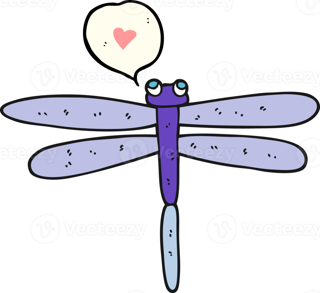 hand drawn speech bubble cartoon bug png