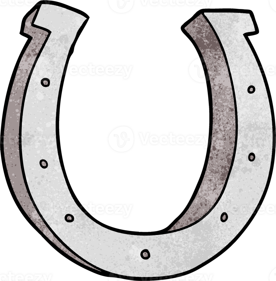 cartoon iron horse shoe png