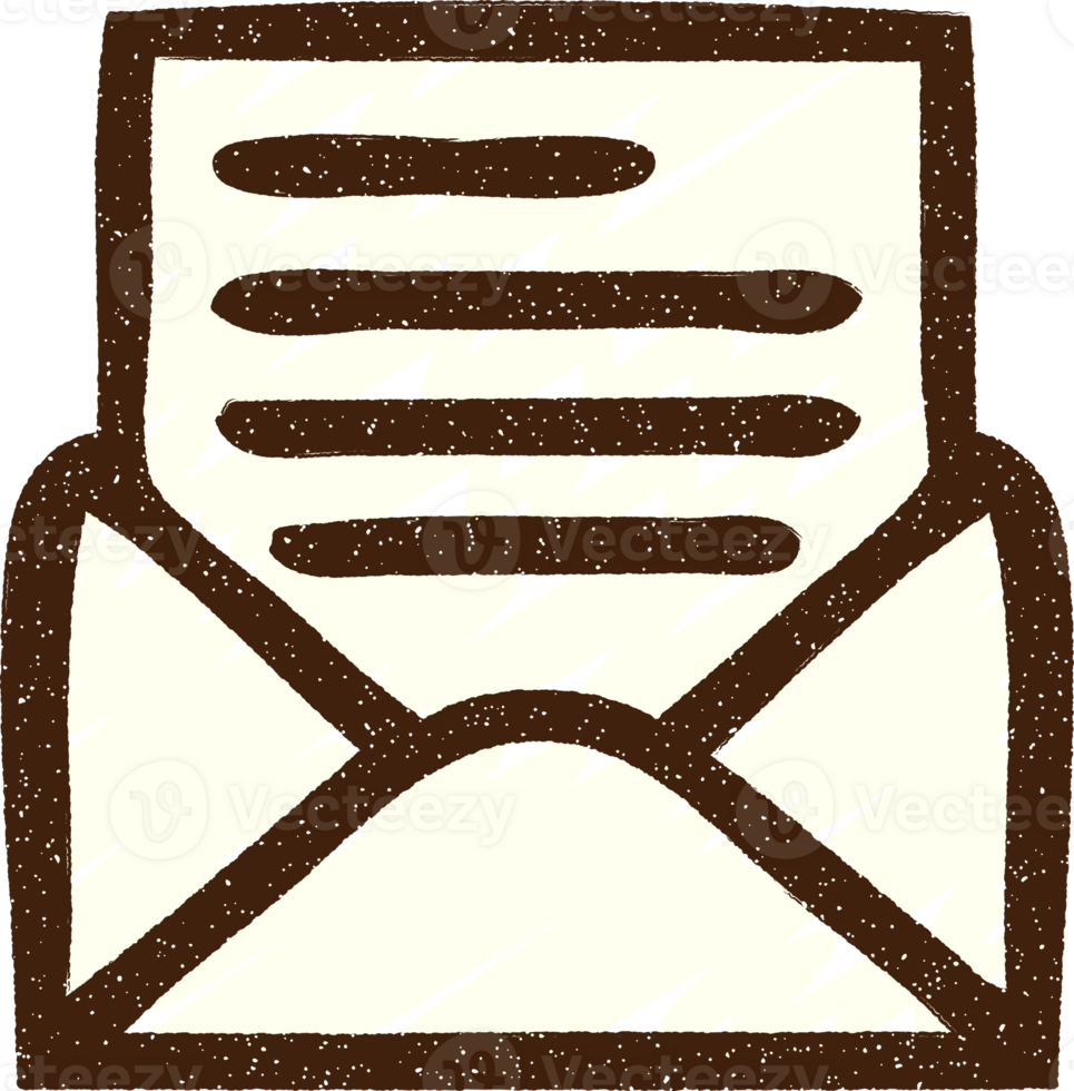 Envelope Letter Chalk Drawing png
