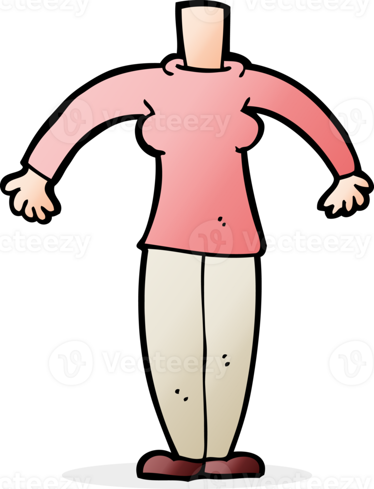 cartoon female body add photos or mix and match cartoons png