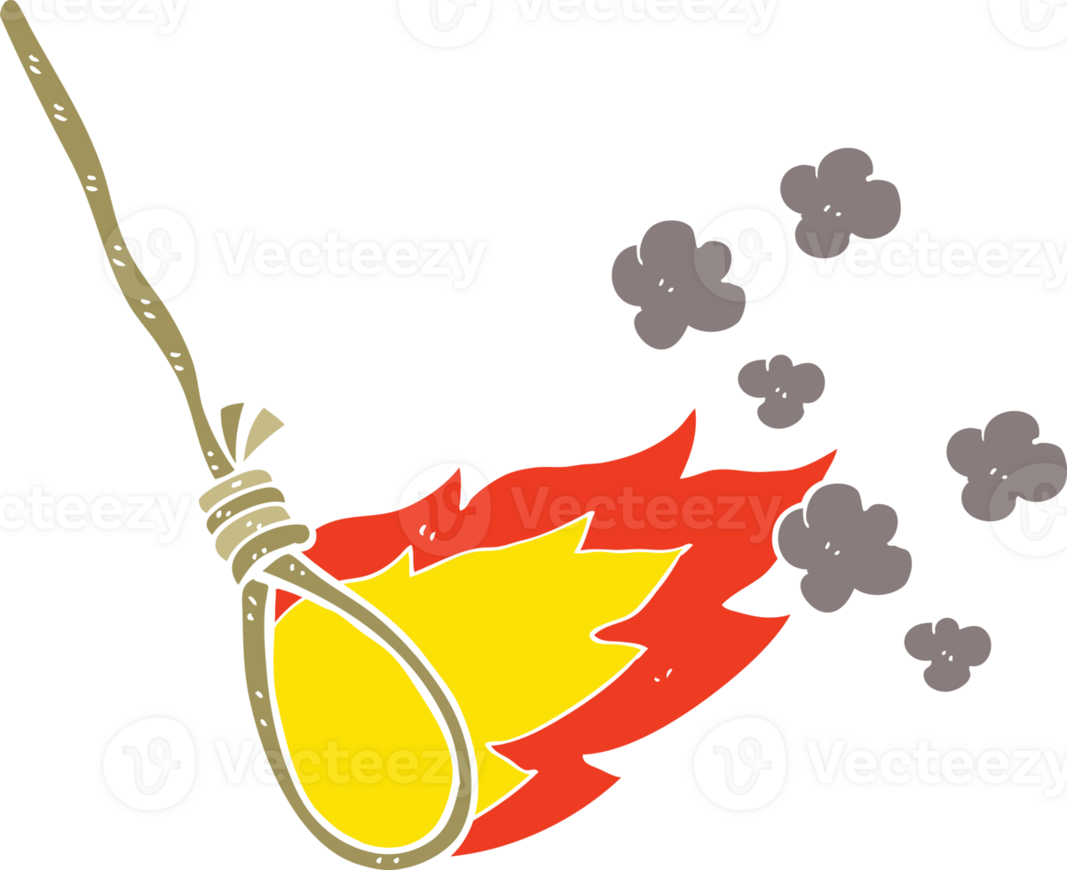 flat color illustration of hangman's noose on fire png