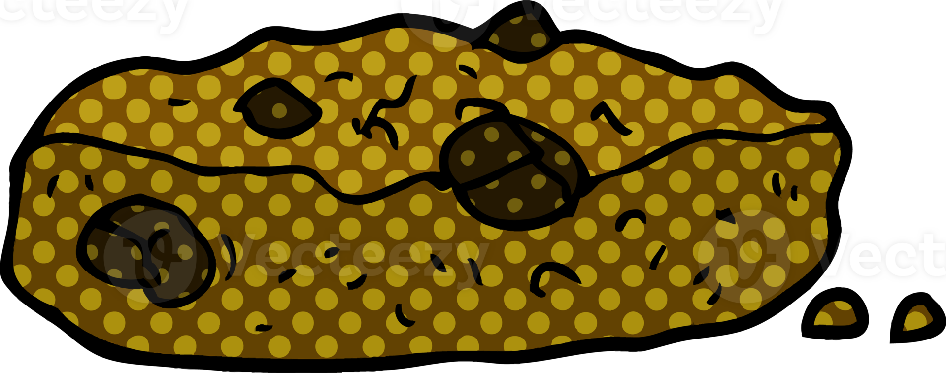 cartoon doodle chocolate chip cookie png