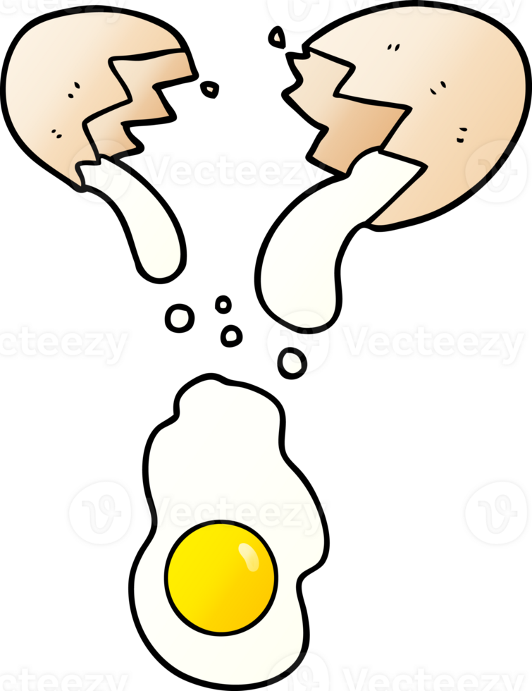 fresh cracked egg png