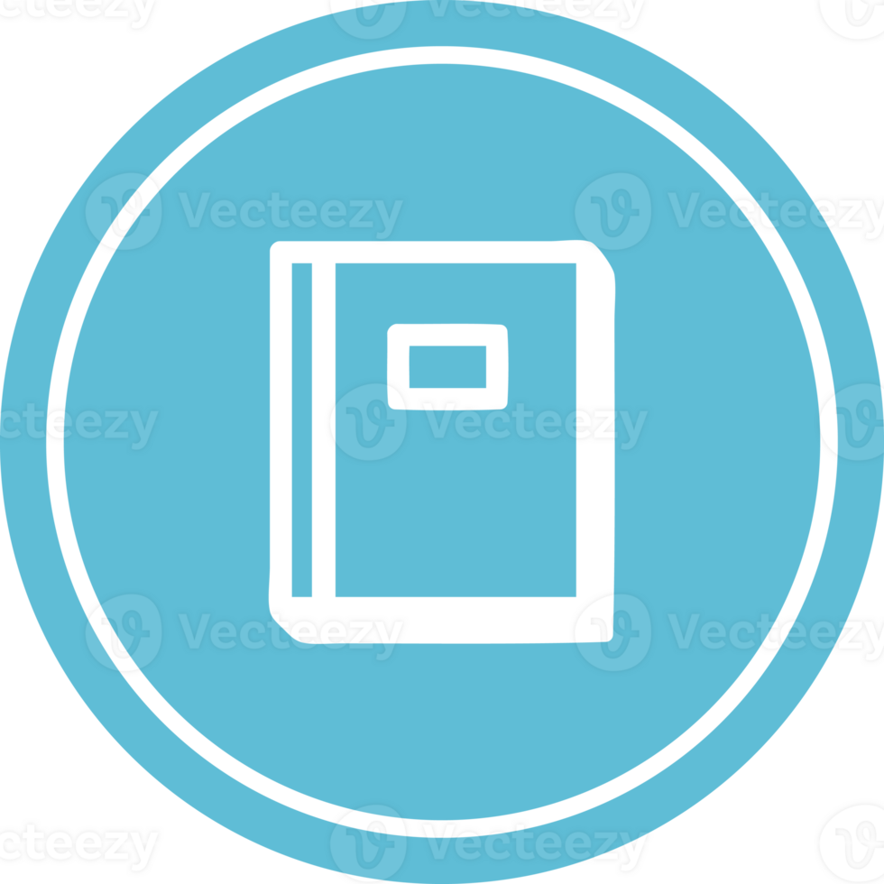 educational book circular icon symbol png