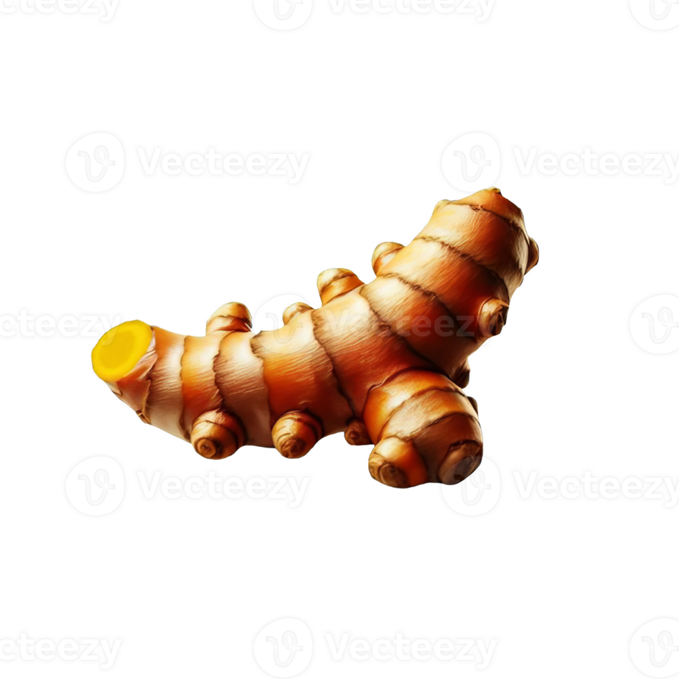 Turmeric isolated on transparent background png