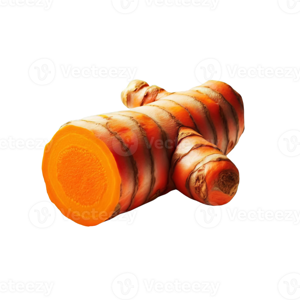 Turmeric isolated on transparent background png