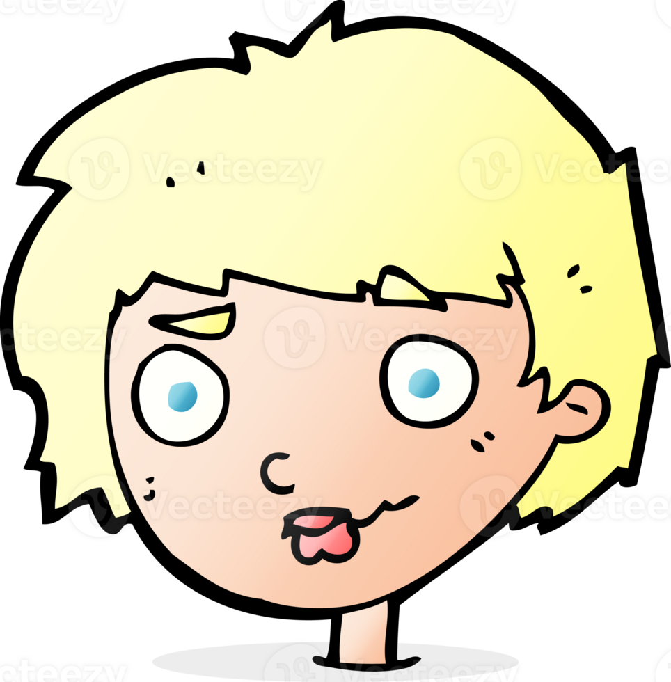 cartoon confused woman png