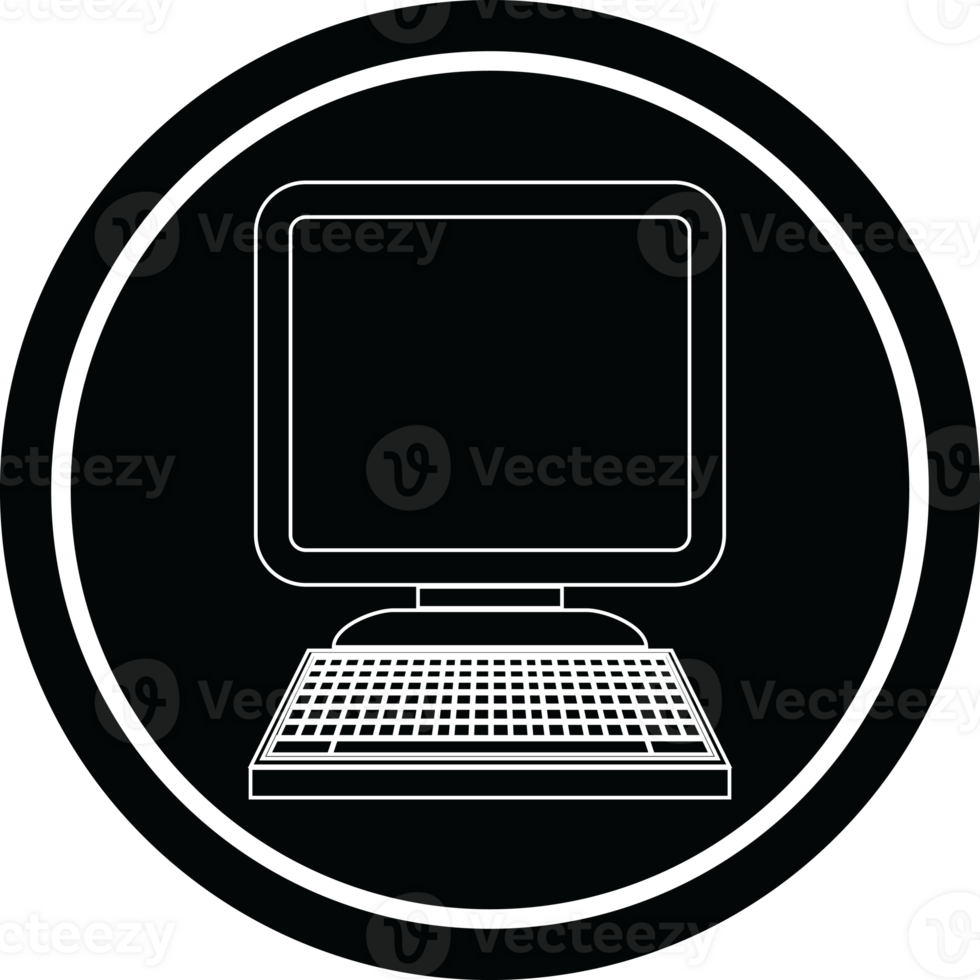 computer icon circular symbol   illustration png