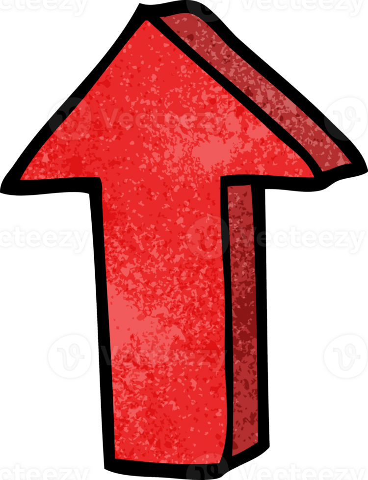 cartoon doodle arrow png