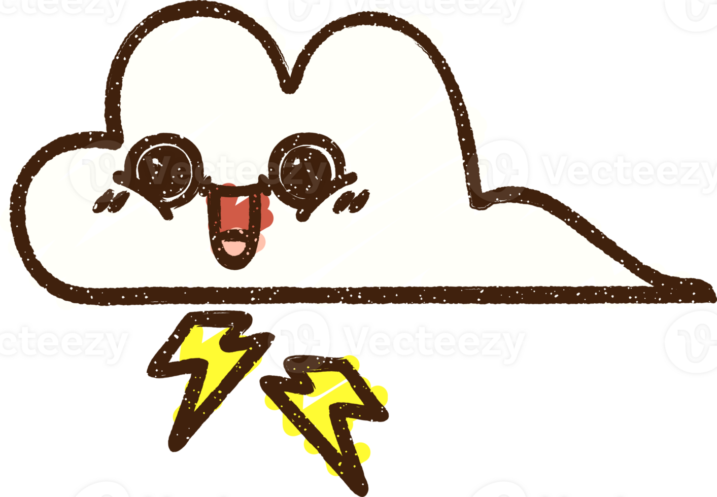 Cloud Chalk Drawing png
