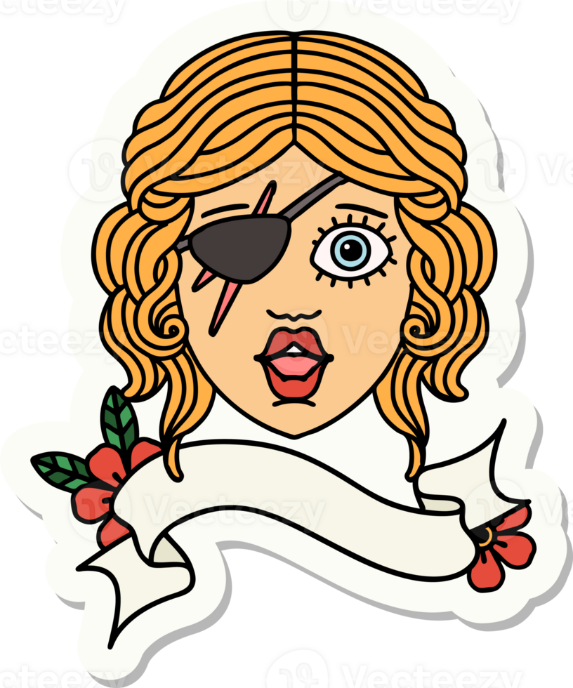 sticker of a human rogue character face png