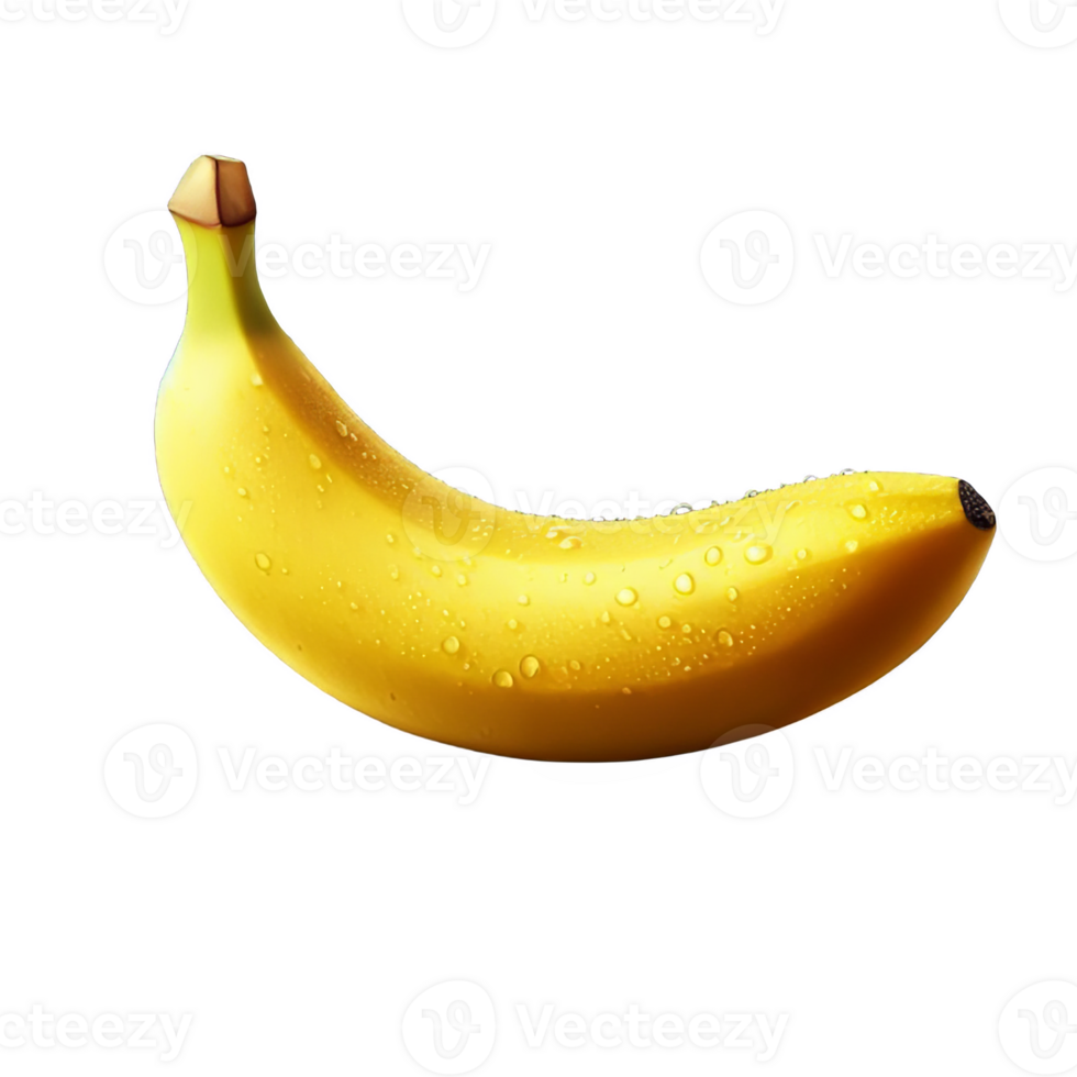 Banana isolated on transparent background png