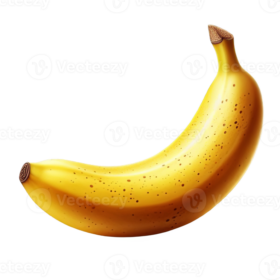 Banana isolated on transparent background png