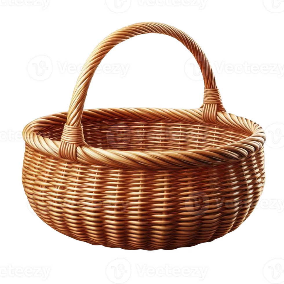 Basket isolated on transparent background png