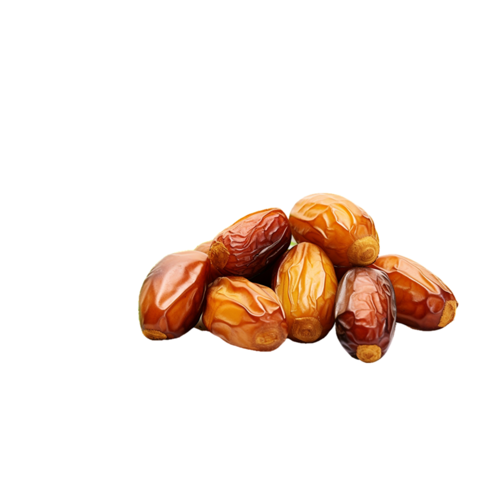 generated ai dry dates on a transparent background png