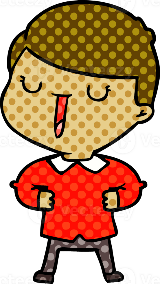 cartoon happy boy png