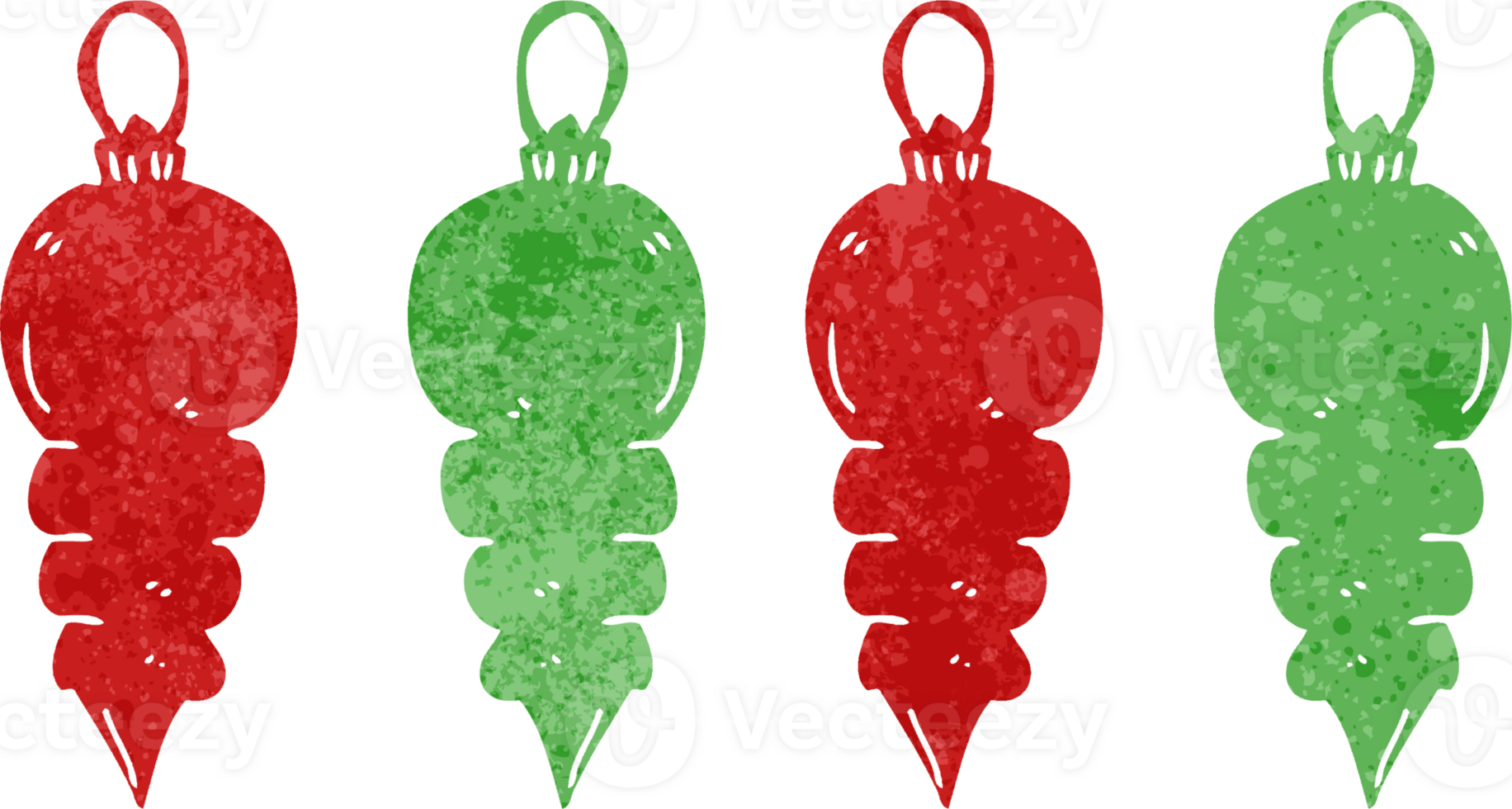 cartoon christmas decoration png