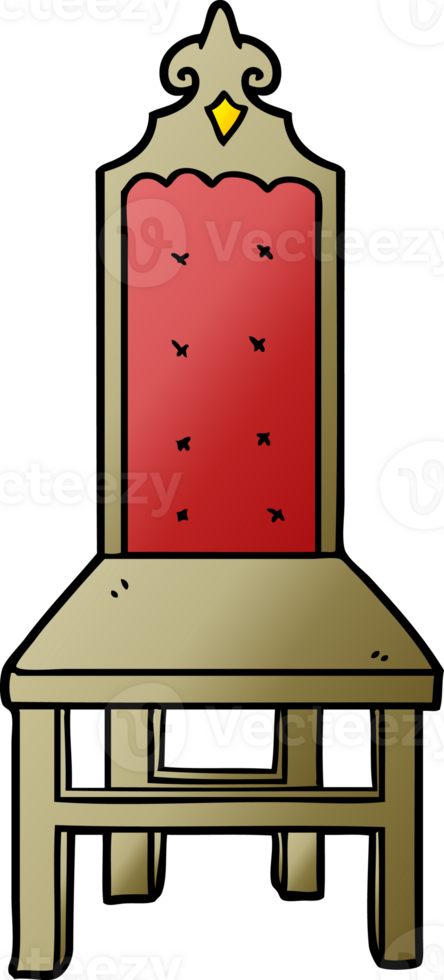 fancy cartoon chair png