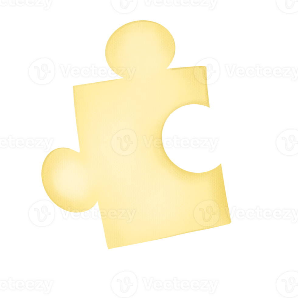 puzzel stukken waterverf illustratie png