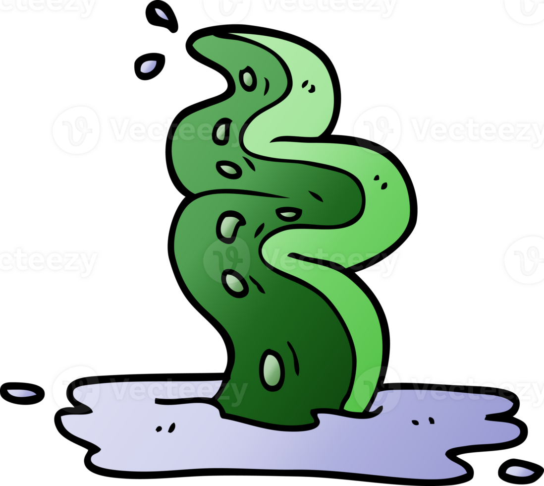 cartoon doodle spooky tentacle png