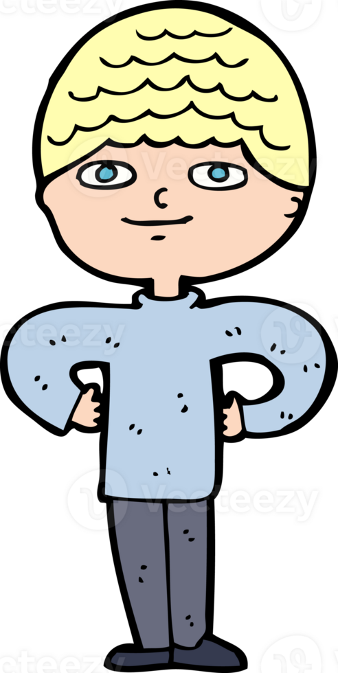cartoon proud man png
