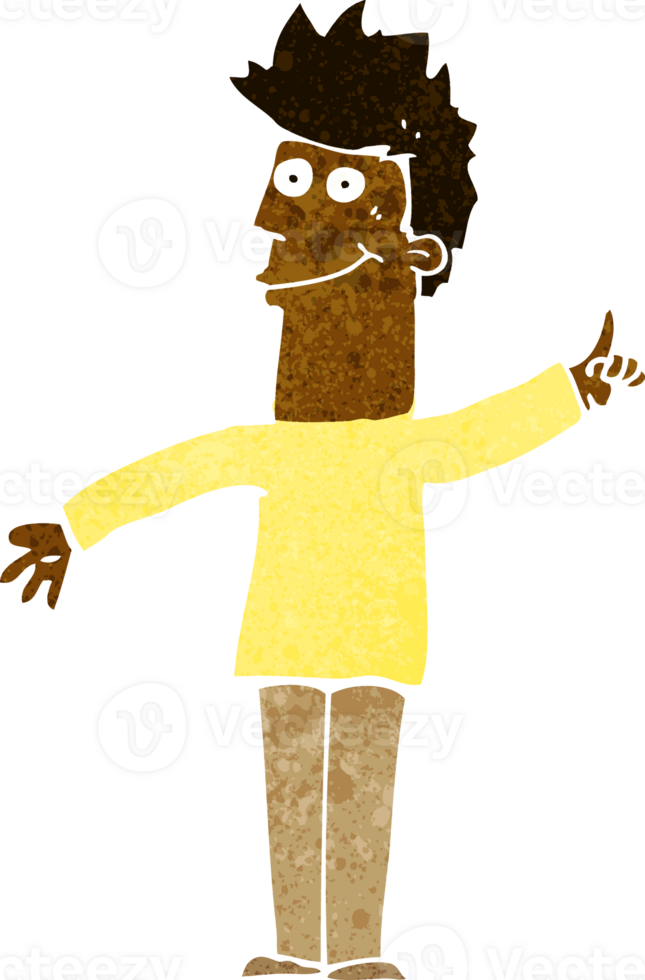 cartoon man with idea png