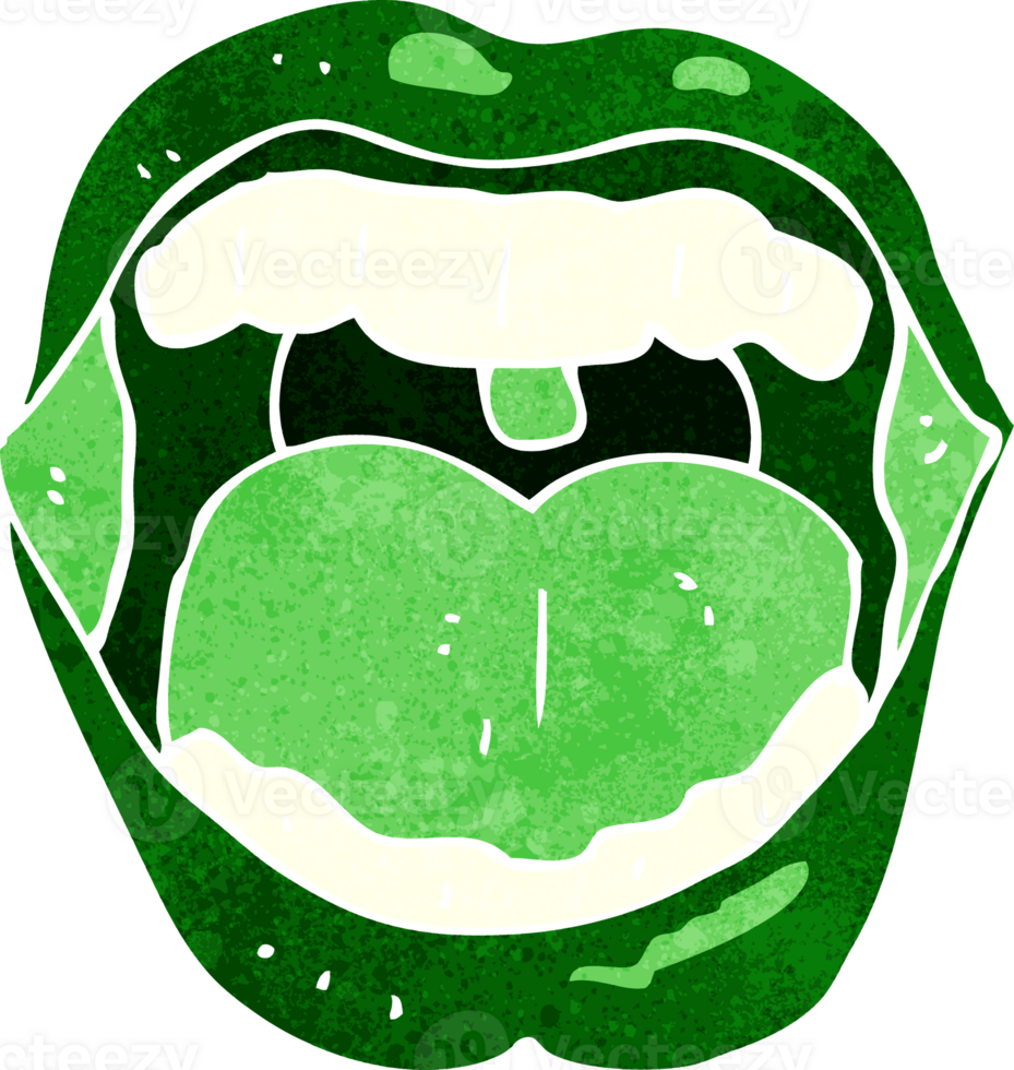 cartoon halloween mouth png