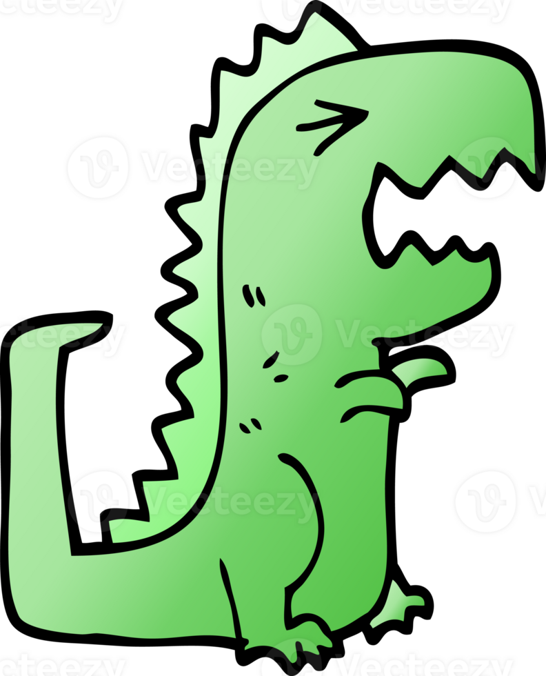 cartoon doodle roaring t rex png