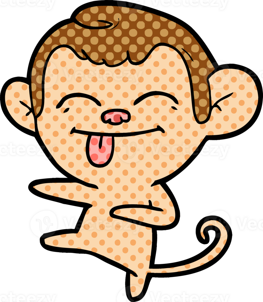 funny cartoon monkey pointing png