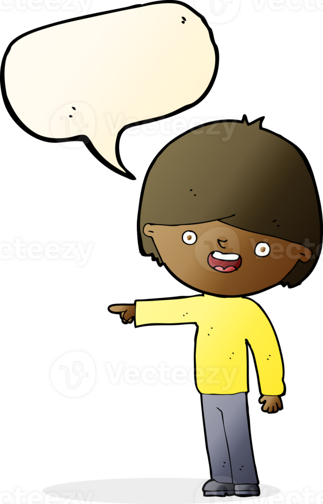 cartoon man pointing with speech bubble png