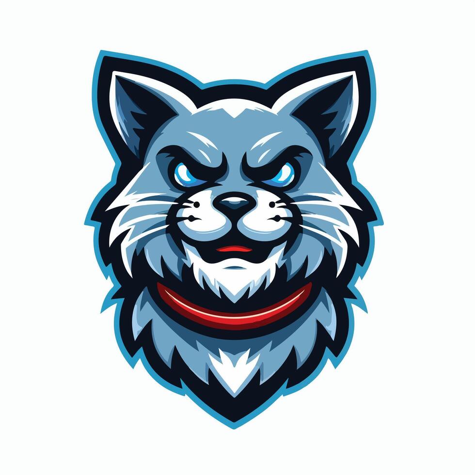 cat mascot logo icon Design vector