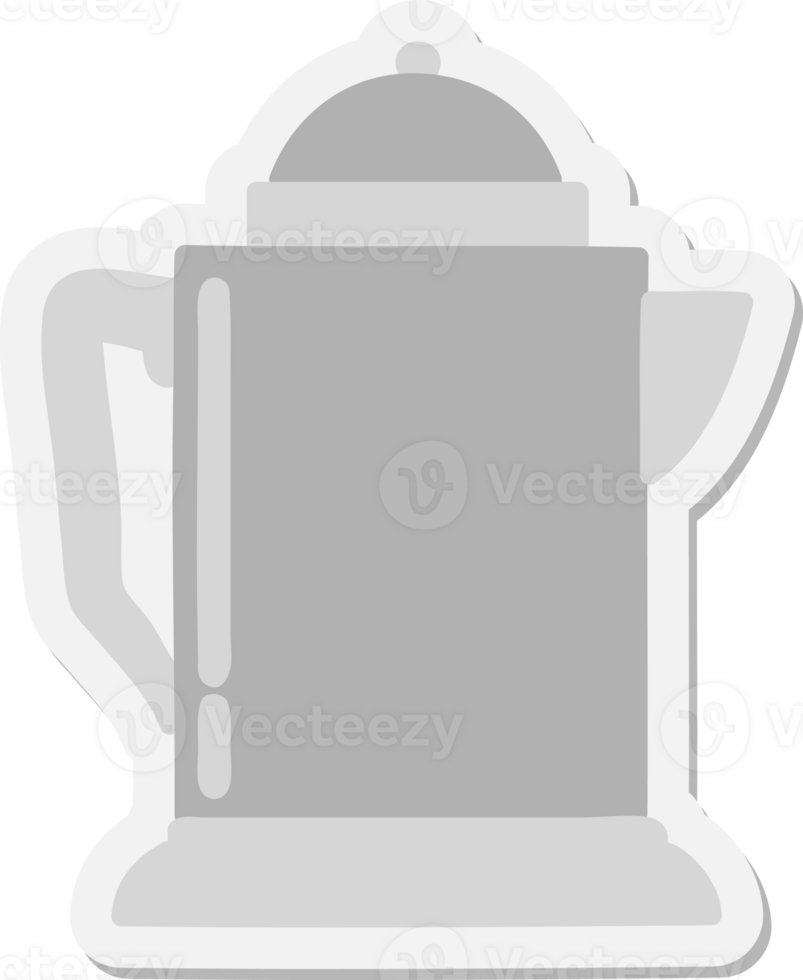 old coffee jug sticker png