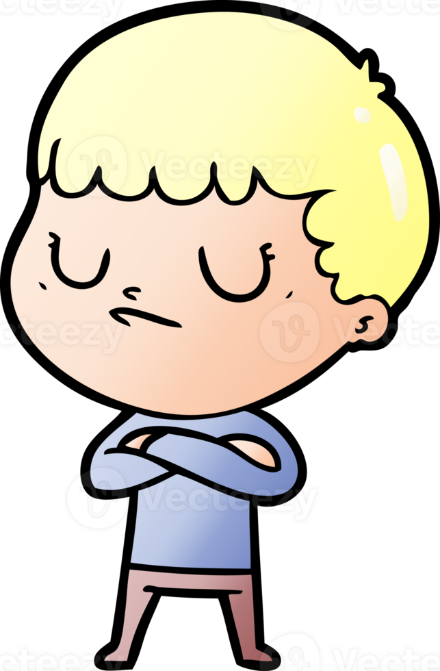 cartoon grumpy boy png