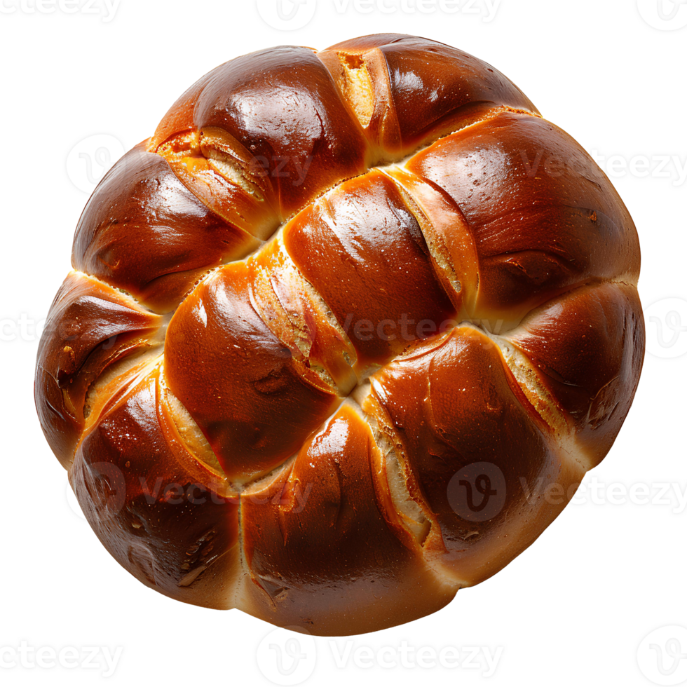 Brioche bread. Brioche bun pastry top view. French bread brioche flat lay isolated. Classical French pastry png