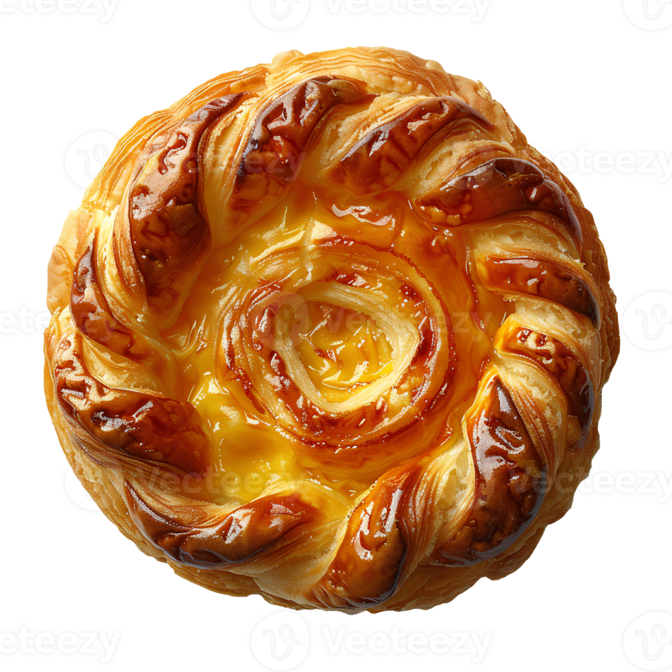 Simple danish pastry dish. Danish pastry. Danish pastry top view. Danish pastry flat lay isolated png