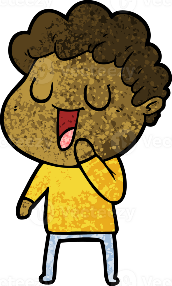 laughing cartoon man png