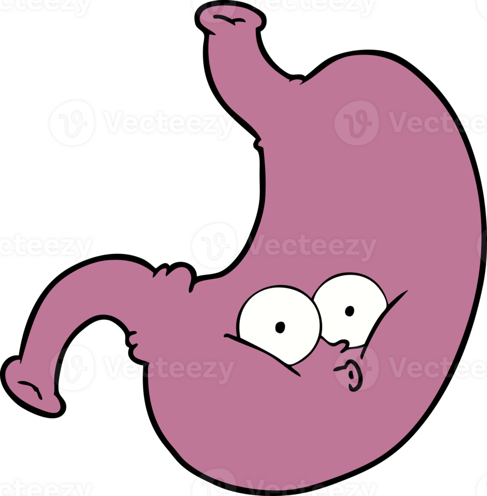 cartoon bloated stomach png