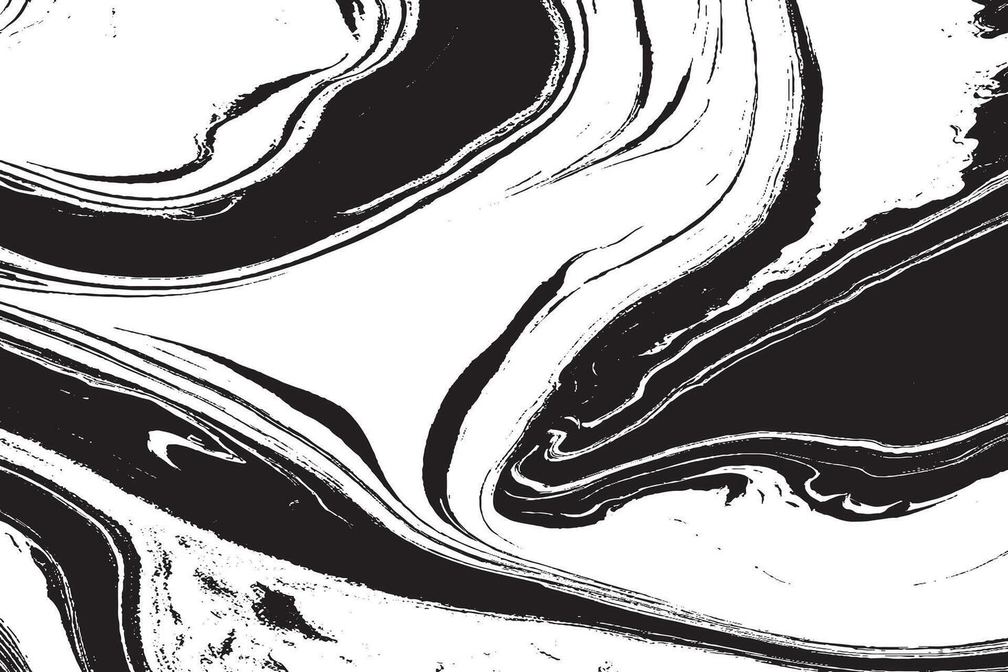 Abstract Black and White Marble Texture vector