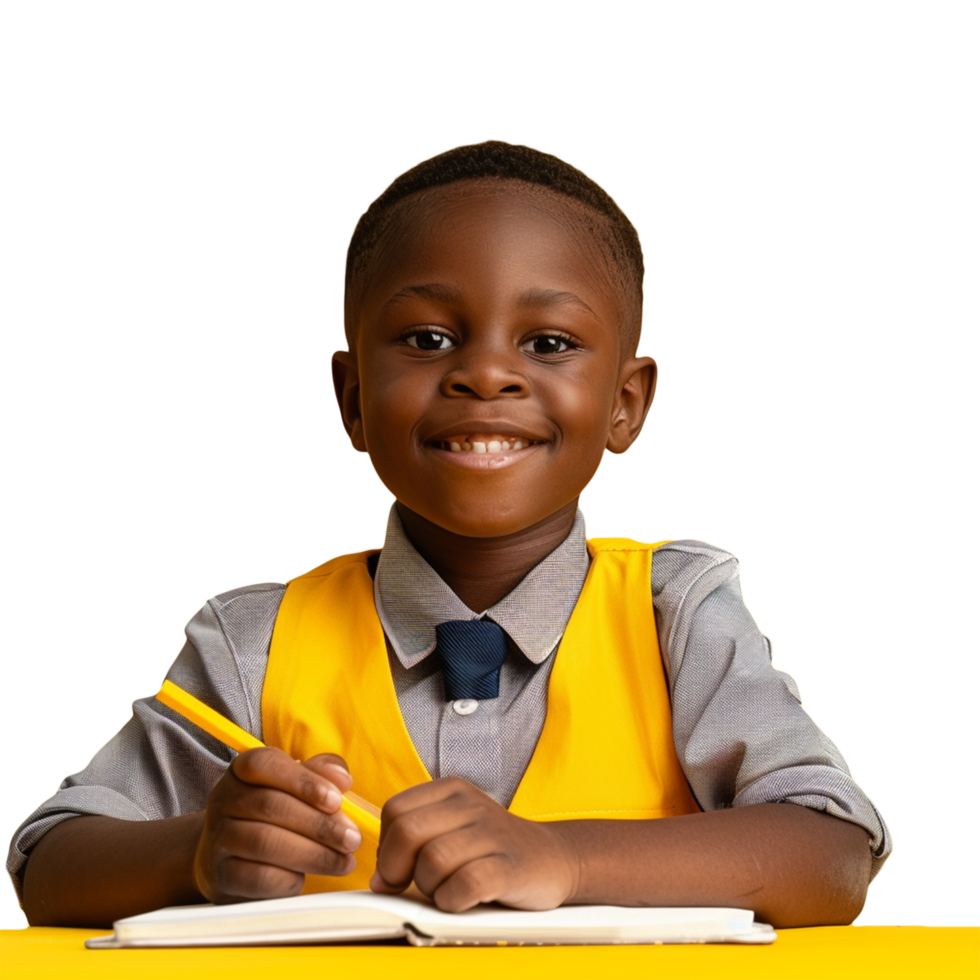 Back to school, Children portrait on transparent background png