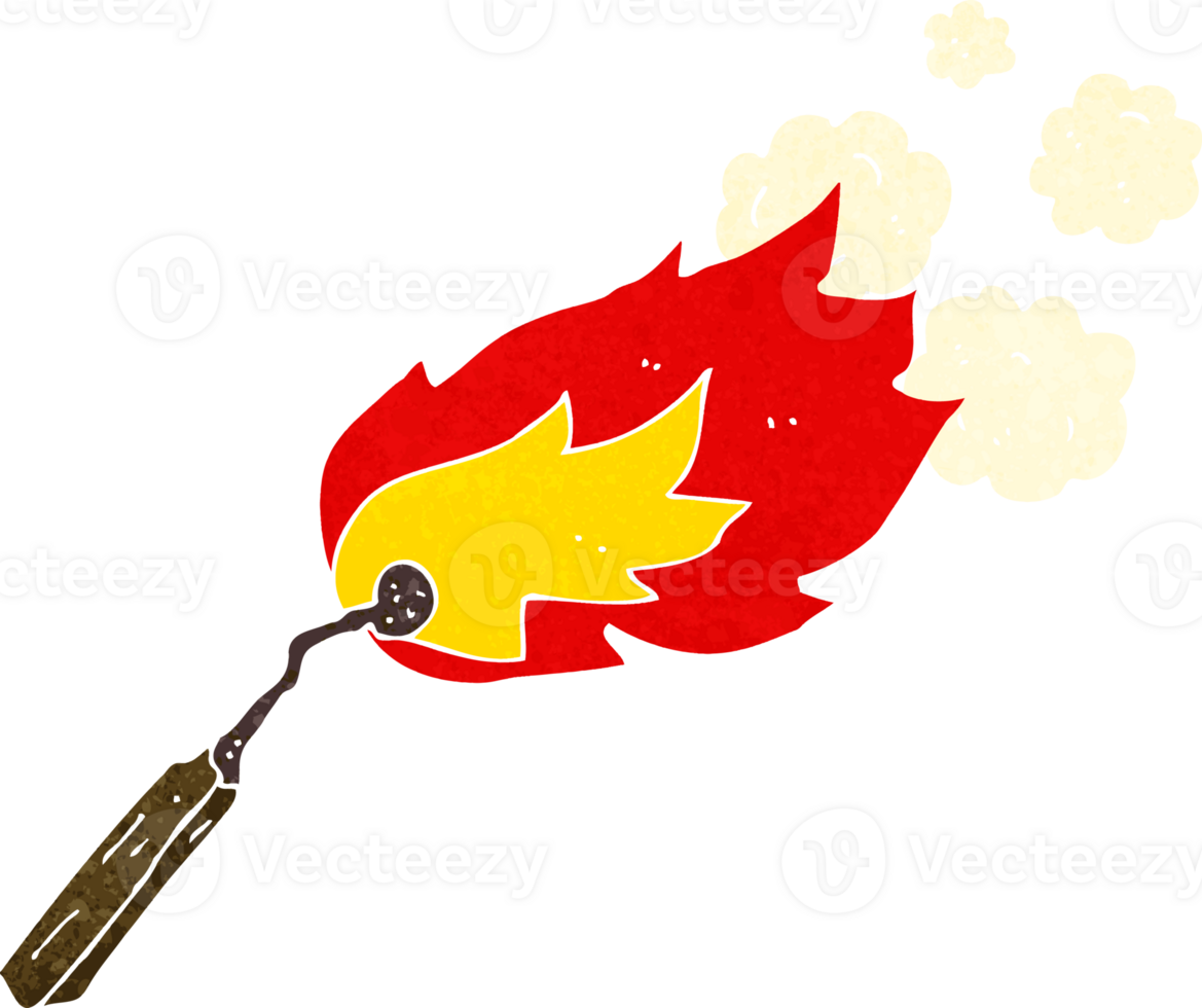 cartoon burning match png